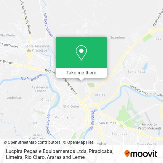 Mapa Lucpira Peças e Equipamentos Ltda