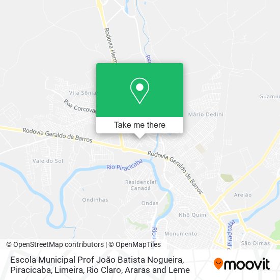 Escola Municipal Prof João Batista Nogueira map