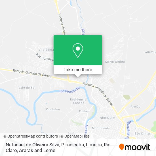 Natanael de Oliveira Silva map