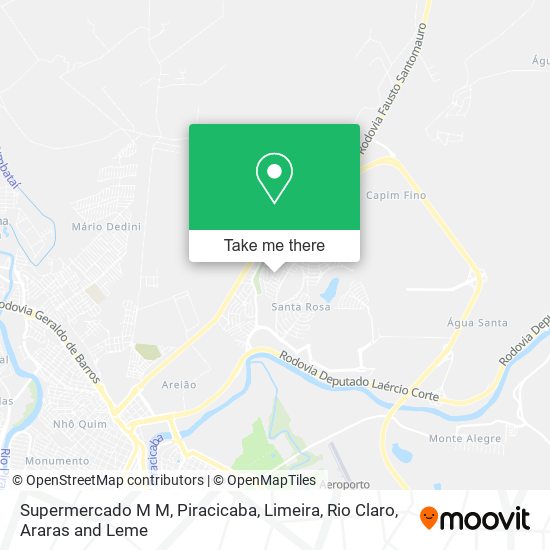 Mapa Supermercado M M