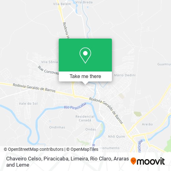 Chaveiro Celso map