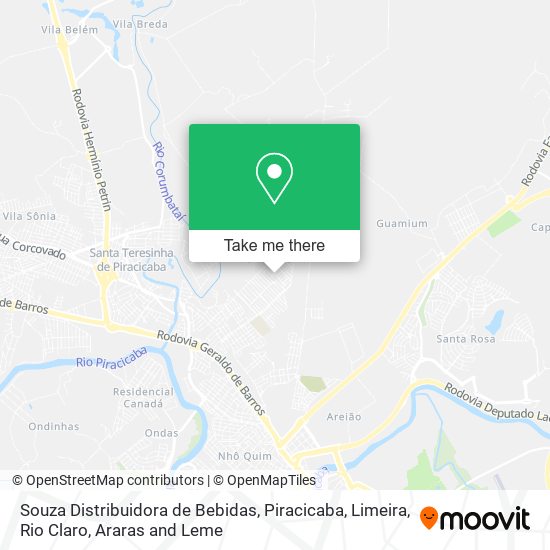 Souza Distribuidora de Bebidas map