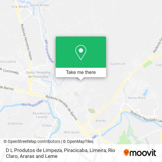 D L Produtos de Limpeza map