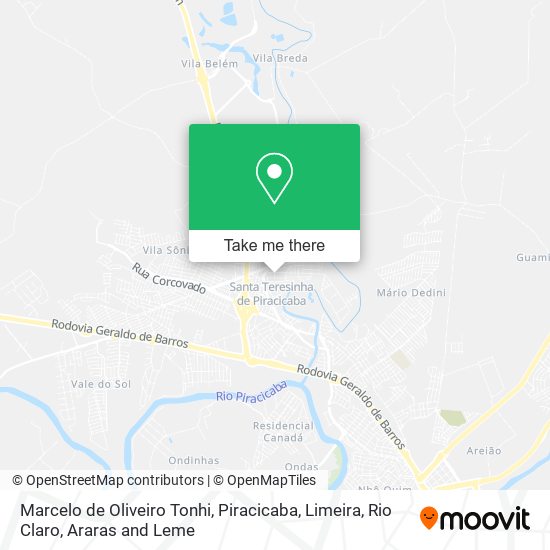 Mapa Marcelo de Oliveiro Tonhi