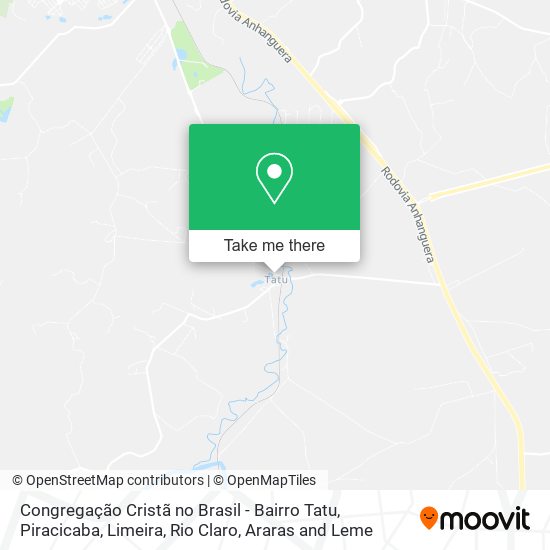 Congregação Cristã no Brasil - Bairro Tatu map