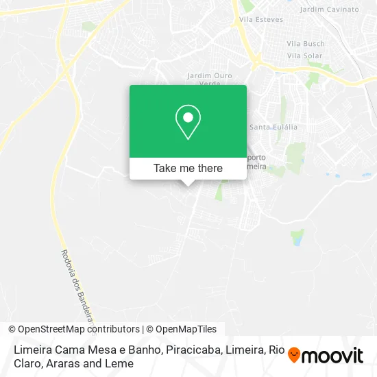 Limeira Cama Mesa e Banho map