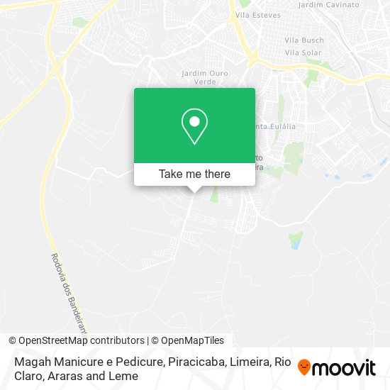 Magah Manicure e Pedicure map