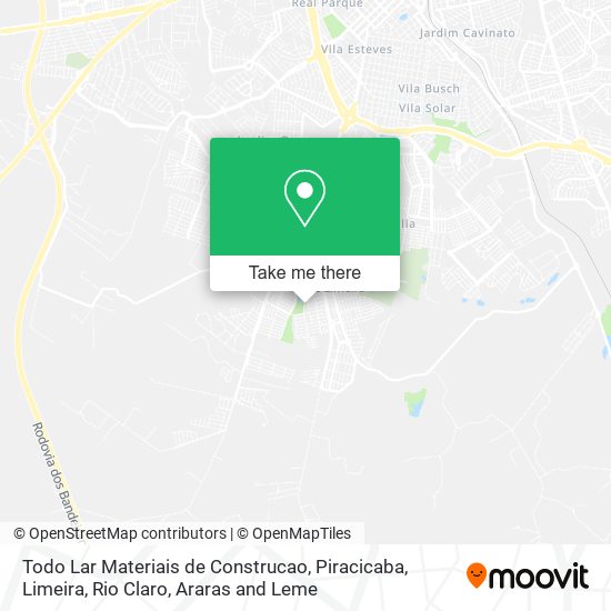 Todo Lar Materiais de Construcao map