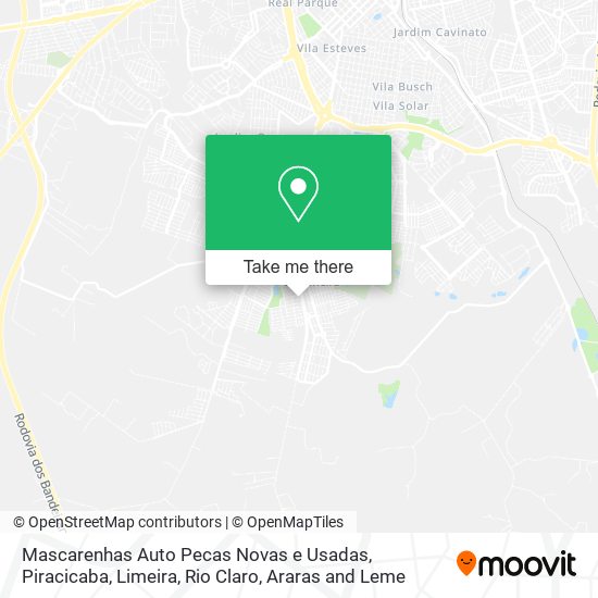 Mascarenhas Auto Pecas Novas e Usadas map