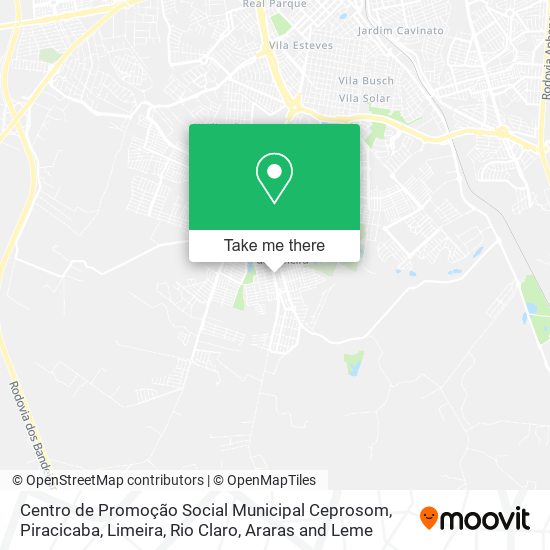 Centro de Promoção Social Municipal Ceprosom map