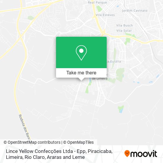 Lince Yellow Confecções Ltda - Epp map
