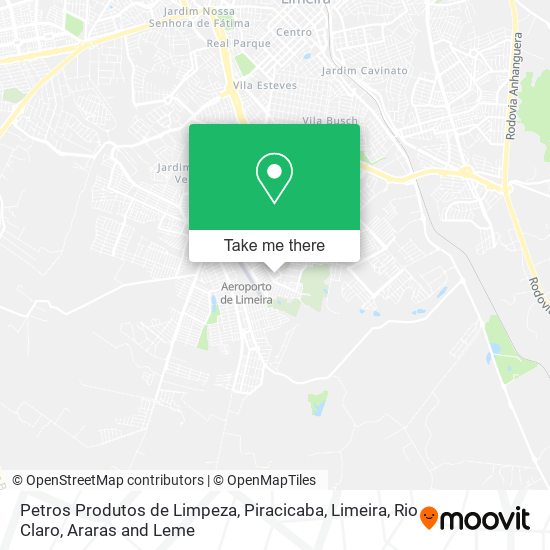 Mapa Petros Produtos de Limpeza