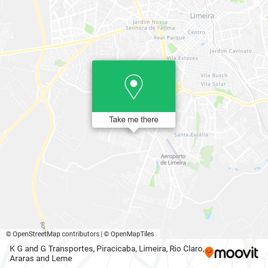 Mapa K G and G Transportes