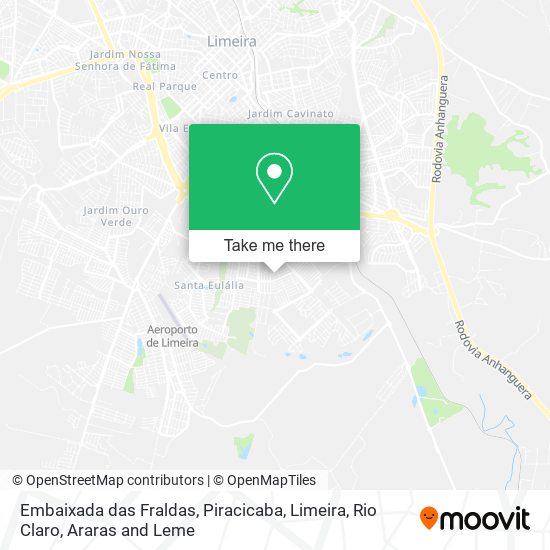 Mapa Embaixada das Fraldas