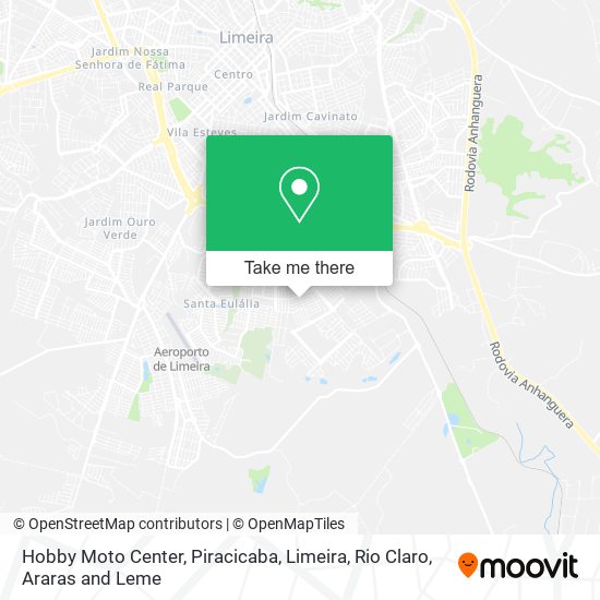 Mapa Hobby Moto Center