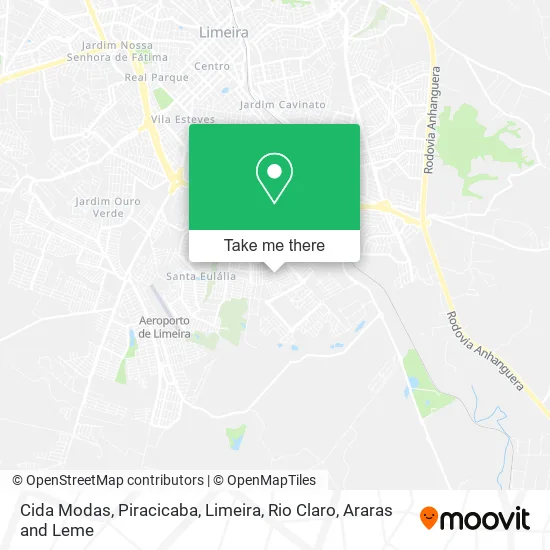Cida Modas map