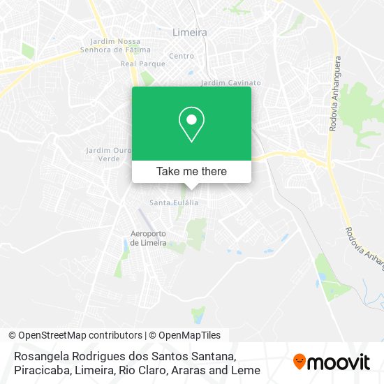 Rosangela Rodrigues dos Santos Santana map