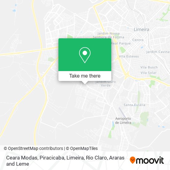 Ceara Modas map