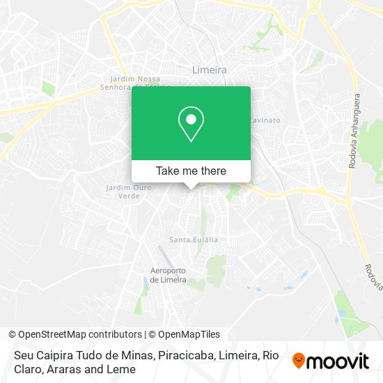 Seu Caipira Tudo de Minas map