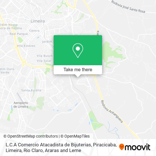 L.C.A Comercio Atacadista de Bijuterias map