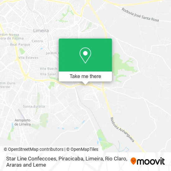 Star Line Confeccoes map