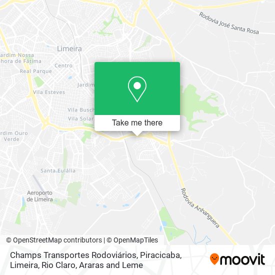 Champs Transportes Rodoviários map