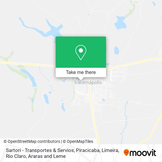 Sartori - Transportes & Servios map