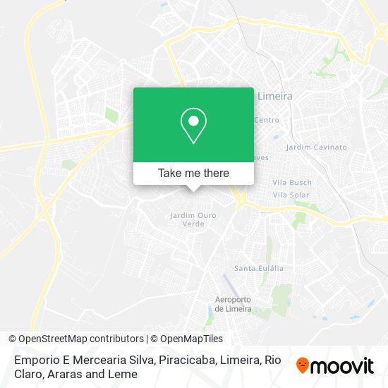 Mapa Emporio E Mercearia Silva