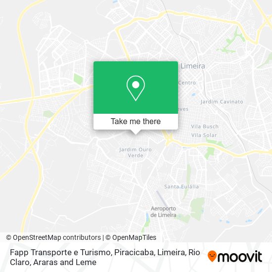 Fapp Transporte e Turismo map