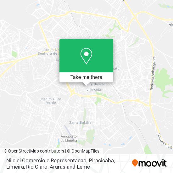 Nilclei Comercio e Representacao map