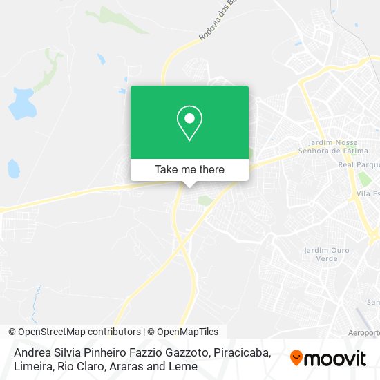 Andrea Silvia Pinheiro Fazzio Gazzoto map