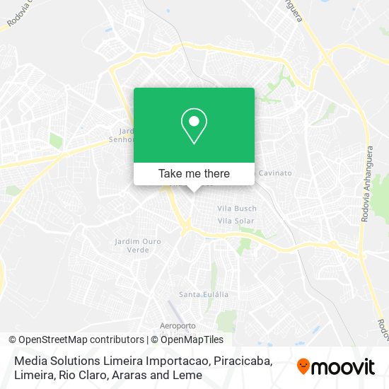 Media Solutions Limeira Importacao map