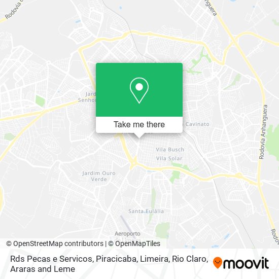 Rds Pecas e Servicos map