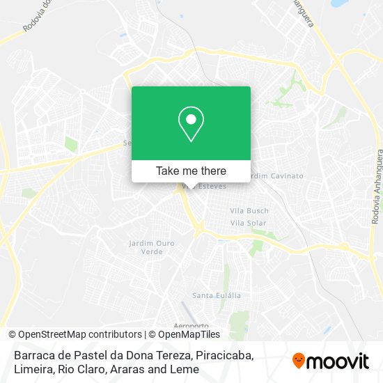 Barraca de Pastel da Dona Tereza map