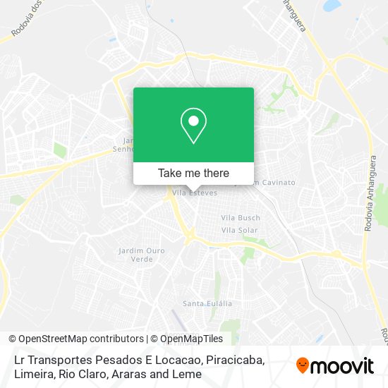 Mapa Lr Transportes Pesados E Locacao