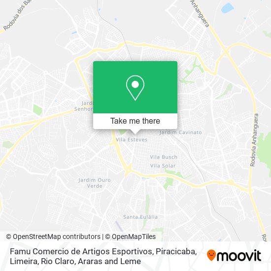 Famu Comercio de Artigos Esportivos map