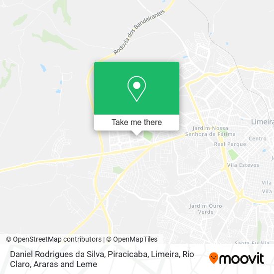 Mapa Daniel Rodrigues da Silva
