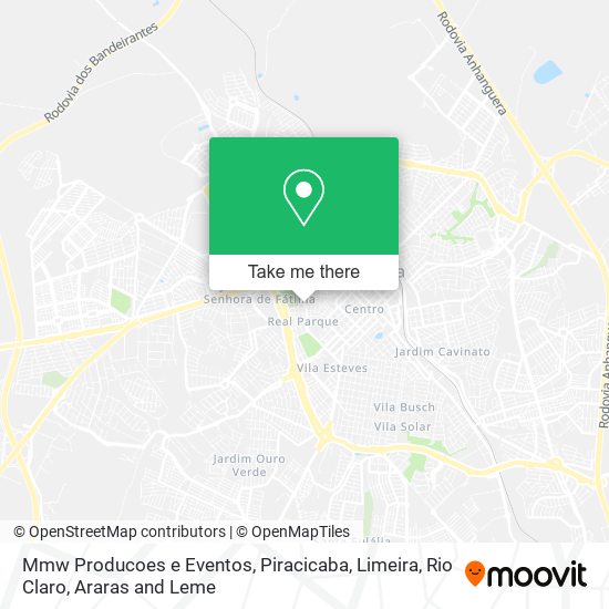 Mapa Mmw Producoes e Eventos