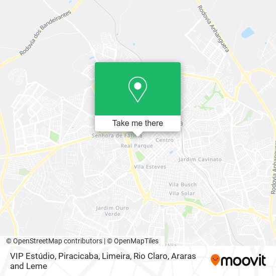 VIP Estúdio map