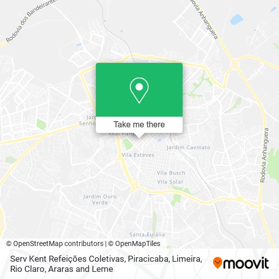 Serv Kent Refeições Coletivas map