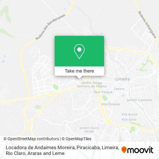 Locadora de Andaimes Moreira map