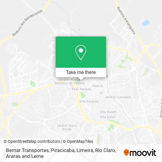 Bemar Transportes map