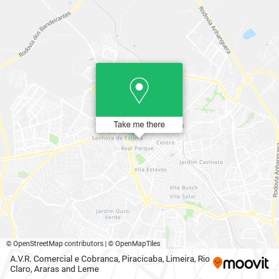 A.V.R. Comercial e Cobranca map