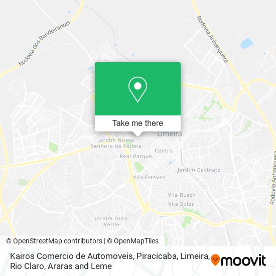 Kairos Comercio de Automoveis map