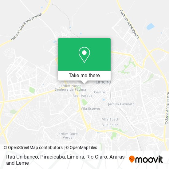 Itaú Unibanco map