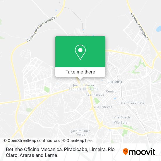 Betinho Oficina Mecanica map