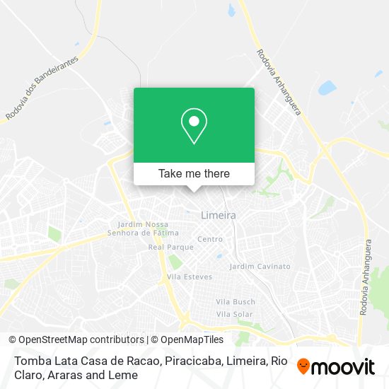 Mapa Tomba Lata Casa de Racao