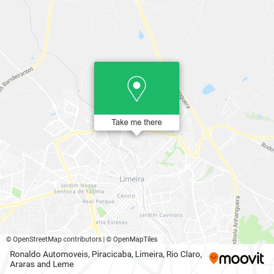 Mapa Ronaldo Automoveis