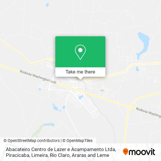 Abacateiro Centro de Lazer e Acampamento Ltda map