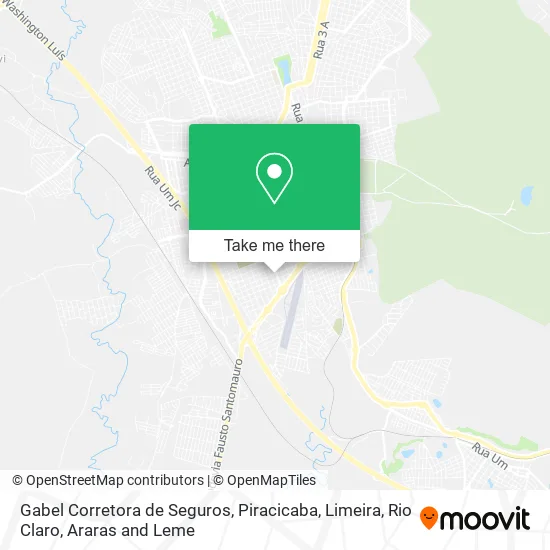 Gabel Corretora de Seguros map